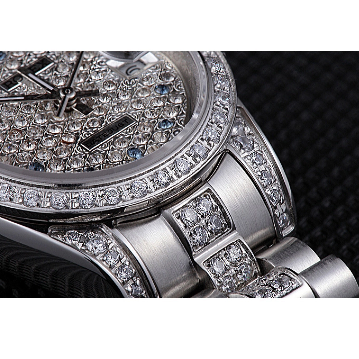Aaa fake watches Stainless 622021 Dial DateJust Swiss Diamond Rolex Steel 0713